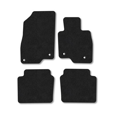 Car Mat Co Mazda 6 (2013+) (Saloon) Car Mats Black Carpet Tailored Fit Easy Clean With Clip from B&Q