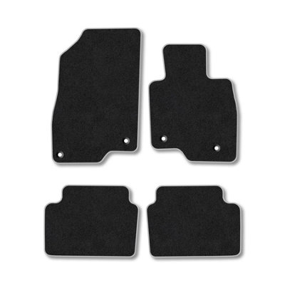 Car Mat Co Mazda 6 2013+ (Estate) Car Mats Grey Trim Carpet Tailored  Easy Clean Clips from B&Q