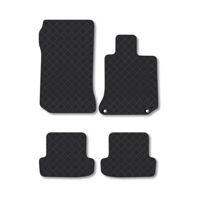B&Q -  Mercedes C-Class 2007-2015 (W204) (Manual) (Saloon  Estate) Rubber Car Mats