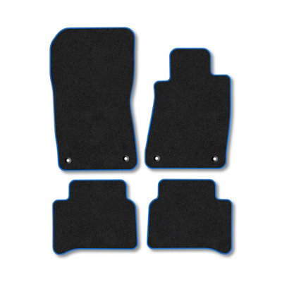 Car Mat Co Mercedes Cls 2005-2011 (C219) Car Mats Blue Trim Carpet Tailored Fit Easy Clean from B&Q