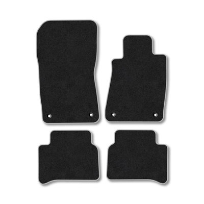 Car Mat Co Mercedes Cls 2005-2011 (C219) Car Mats Grey Trim Carpet Tailored Fit Easy Clean from B&Q