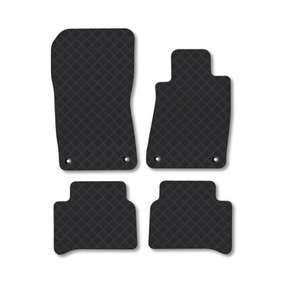 Car Mat Co Mercedes Cls (2005-2011) (C219) Rubber Car Mats Heavy-Duty Tailored Fit from B&Q