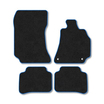 Car Mat Co Mercedes Cls 2011-2018 (C218) Car Mats Blue Trim Carpet Tailored Fit Easy Clean from B&Q