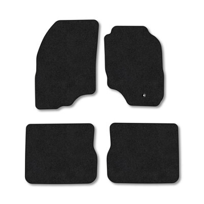 Car Mat Co Mitsubishi Outlander 2004-2007 Car Mats Black Carpet Tailored Fit Easy Clean from B&Q