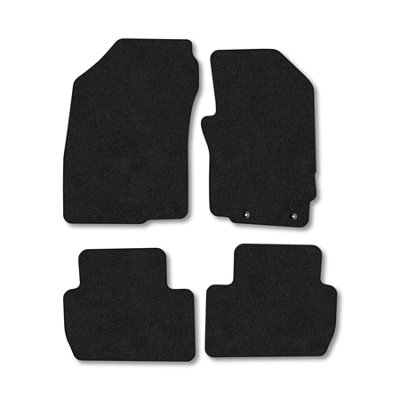Car Mat Co Mitsubishi Outlander 2007-2013 Car Mats Black Carpet Tailored Fit Easy Clean from B&Q