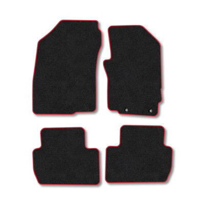 Car Mat Co Mitsubishi Outlander 2007-2013 Car Mats Red Trim Carpet Tailored Fit Easy Clean from B&Q