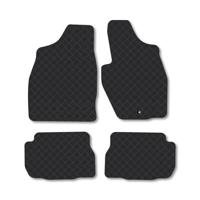 Car Mat Co Mitsubishi Shogun Pinin 2000-2005 (Swb) Rubber Car Mats Heavy-Duty Tailored Fit from B&Q