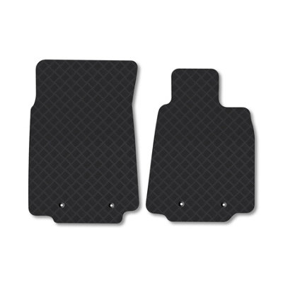 Car Mat Co Nissan 370Z (2008+) (Manual) Rubber Car Mats Heavy-Duty Tailored Fit With Clips from B&Q