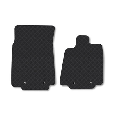 Car Mat Co Nissan 370Z (2008+) (Auto) Rubber Car Mats Heavy-Duty Tailored Fit With Clips from B&Q