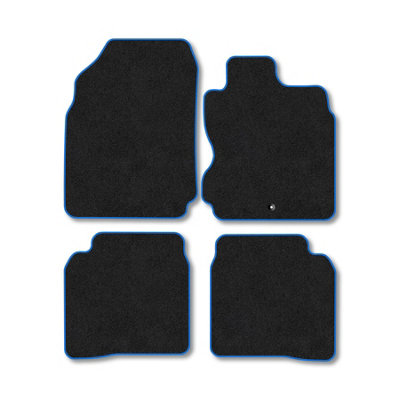 Car Mat Co Nissan Note 2006-2013 Car Mats Blue Trim Carpet Tailored  Easy Clean Clips from B&Q