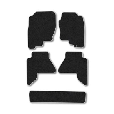 Car Mat Co Nissan Pathfinder 2005-2010 Car Mats Grey Trim Carpet Tailored Fit Easy Clean from B&Q
