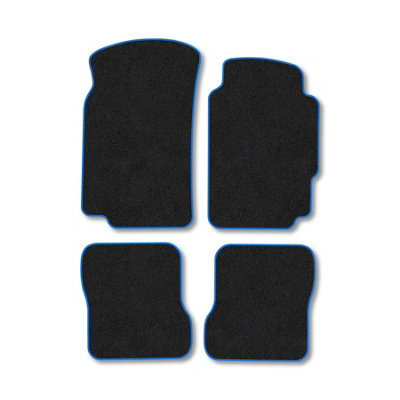 Car Mat Co Peugeot 406 1996-2004 (Saloon) Car Mats Blue Trim Carpet Tailored  Easy Clean from B&Q