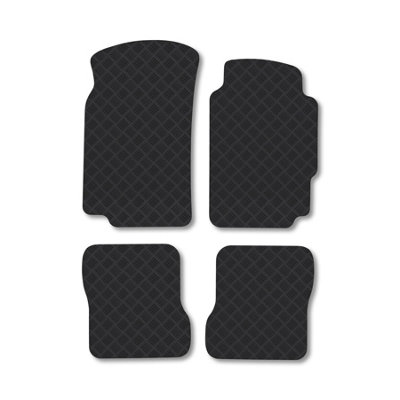 Car Mat Co Peugeot 406 (1996-2004) (Saloon) Rubber Car Mats Heavy-Duty Tailored Fit from B&Q