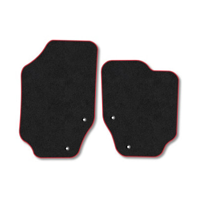 Car Mat Co Peugeot 307 Cc 2003-2008 Car Mats Red Trim Carpet Tailored  Easy Clean Clips from B&Q