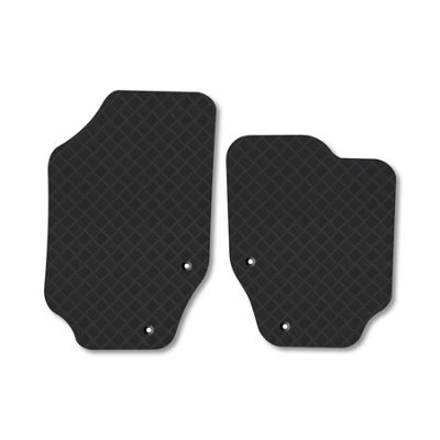 Car Mat Co Peugeot 307 Cc (2003-2008) Rubber Car Mats Heavy-Duty Tailored Fit With Clips from B&Q
