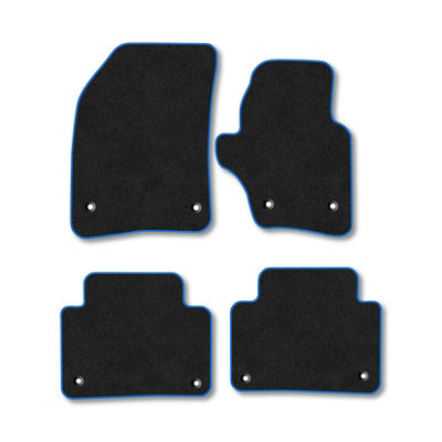 Car Mat Co Vw Touareg 2003-2010 Car Mats Blue Trim Carpet Tailored  Easy Clean Clips from B&Q