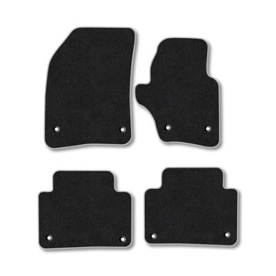 Car Mat Co Porsche Cayenne 2003-2010 Car Mats Grey Trim Carpet Tailored Fit Easy Clean from B&Q