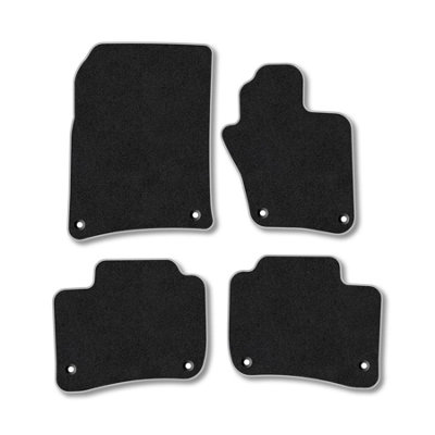 Car Mat Co Porsche Cayenne 2010-2018 Car Mats Grey Trim Carpet Tailored Fit Easy Clean from B&Q