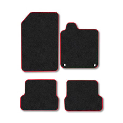 Car Mat Co Renault Laguna 2007-2015 (Coupe) Car Mats Red Trim Carpet Tailored  Easy Clean from B&Q