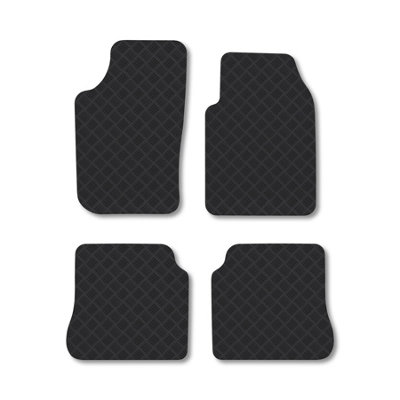 Car Mat Co Renault Megane (1995-2002) Rubber Car Mats Heavy-Duty Tailored Fit from B&Q
