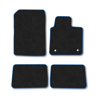 Car Mat Co Renault Twingo 2007-2014 Car Mats Blue Trim Carpet Tailored  Easy Clean Clips from B&Q