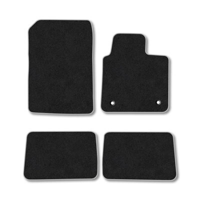Car Mat Co Renault Twingo 2007-2014 Car Mats Grey Trim Carpet Tailored  Easy Clean Clips from B&Q