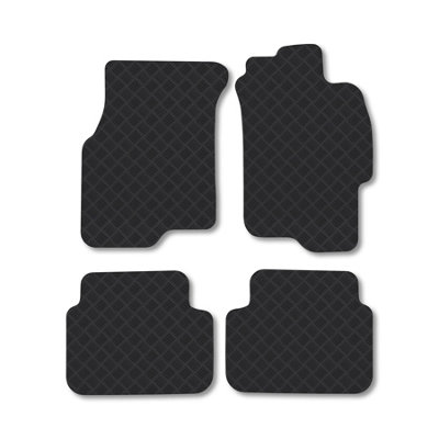 Car Mat Co Rover 45 (1999-2005) Rubber Car Mats Heavy-Duty Tailored Fit from B&Q