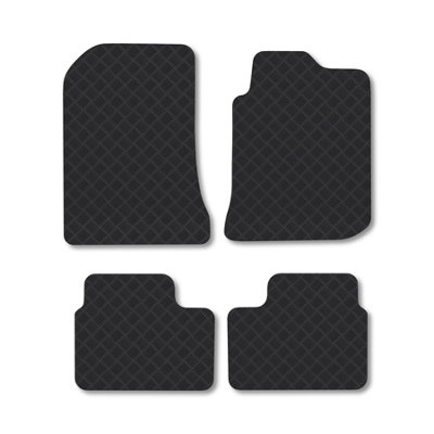 Car Mat Co Rover 75 (1999-2005) Rubber Car Mats Heavy-Duty Tailored Fit from B&Q