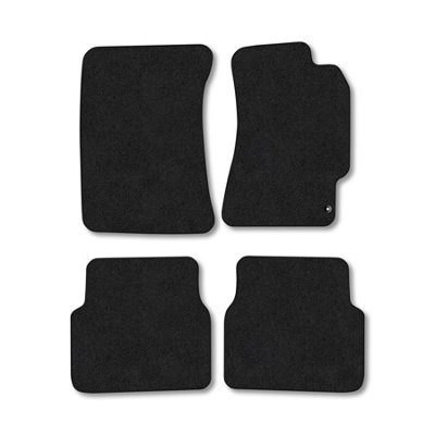 Car Mat Co Subaru Forester 1997-2003 Car Mats Black Carpet Tailored  Easy Clean Clips from B&Q