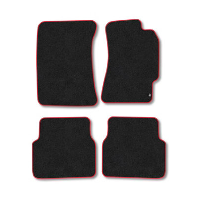 Car Mat Co Subaru Forester 1997-2003 Car Mats Red Trim Carpet Tailored  Easy Clean Clips from B&Q