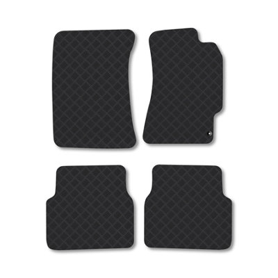 Car Mat Co Subaru Forester (1997-2003) Rubber Car Mats Heavy-Duty Tailored Fit With Clips from B&Q
