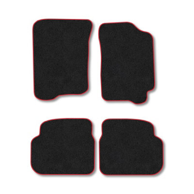 Car Mat Co Subaru Impreza 1993-2000 Car Mats Red Trim Carpet Tailored  Easy Clean Clips from B&Q