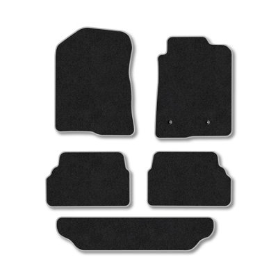 Car Mat Co Toyota Corolla Verso 2004-2009 Car Mats Grey Trim Carpet Tailored  Easy Clean from B&Q