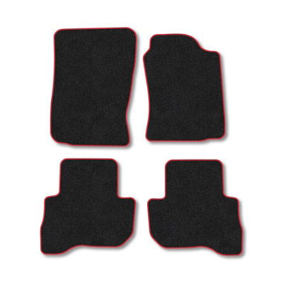 Car Mat Co Toyota Land Cruiser 1998-2002 (Colorado) Car Mats Red Trim Carpet Tailored Fit from B&Q