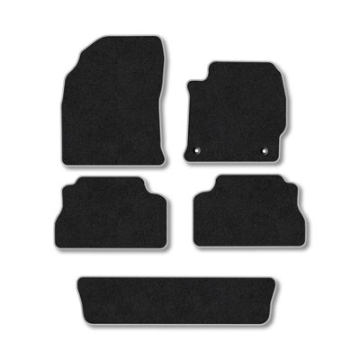 Car Mat Co Toyota Prius+ 2012-2017 Car Mats Grey Trim Carpet Tailored  Easy Clean Clips from B&Q