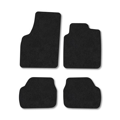 Car Mat Co Vauxhall Meriva 2003-2005 Car Mats Black Carpet Tailored  Easy Clean Clips from B&Q