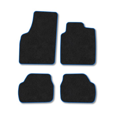 Car Mat Co Vauxhall Meriva 2003-2005 Car Mats Blue Trim Carpet Tailored Fit Easy Clean from B&Q