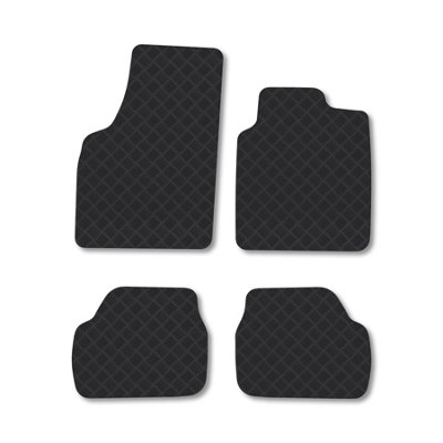Car Mat Co Vauxhall Meriva (2003-2005) Rubber Car Mats Heavy-Duty Tailored Fit from B&Q