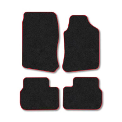 Car Mat Co Vauxhall Vectra 1995-2002 Car Mats Red Trim Carpet Tailored  Easy Clean Clips from B&Q