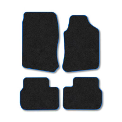 Car Mat Co Vauxhall Vectra 1995-2002 Car Mats Blue Trim Carpet Tailored Fit Easy Clean from B&Q