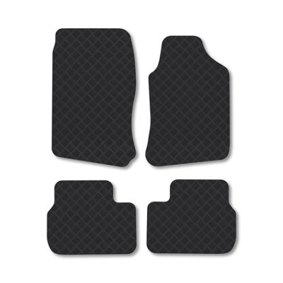 Car Mat Co Vauxhall Vectra (1995-2002) Rubber Car Mats Heavy-Duty Tailored Fit from B&Q