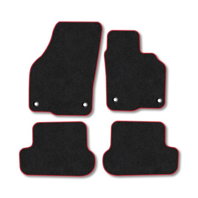 Car Mat Co Vw Beetle (2012-2019) Car Mats Red Trim Carpet Tailored Fit Easy Clean With Clip from B&Q