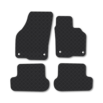 Car Mat Co Vw Beetle (2012-2019) Rubber Car Mats Heavy-Duty Tailored Fit With Clips from B&Q