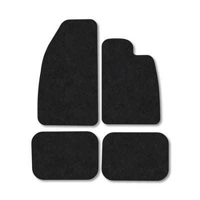 Car Mat Co Vw Beetle (1966-1980) Car Mats Black Carpet Tailored Fit Easy Clean from B&Q