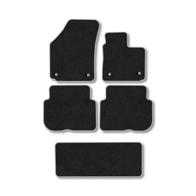 Car Mat Co Vw Touran 2003-2007 Car Mats Grey Trim Carpet Tailored Fit Easy Clean With Clips from B&Q