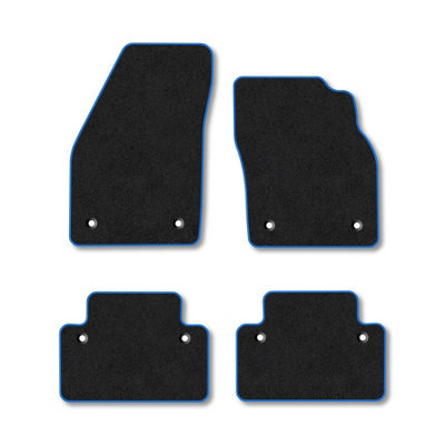 Car Mat Co Volvo C30 2007-2013 (Manual) Car Mats Blue Trim Carpet Tailored Fit Easy Clean from B&Q