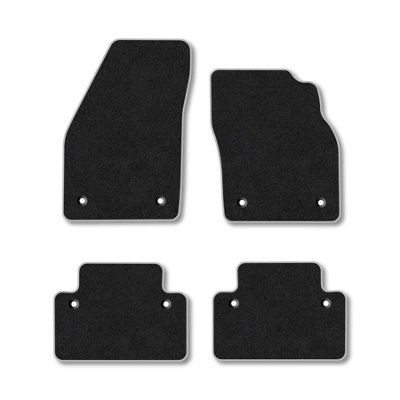Car Mat Co Volvo C30 2007-2013 (Manual) Car Mats Grey Trim Carpet Tailored Fit Easy Clean from B&Q