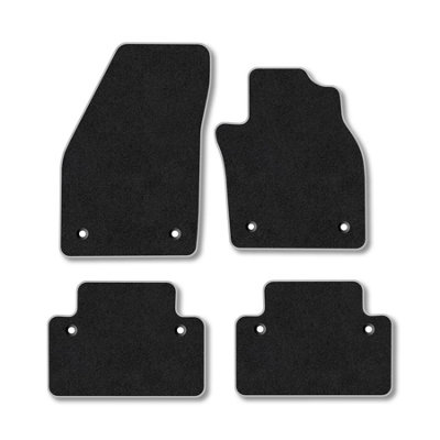 Car Mat Co Volvo C30 2007-2013 (Auto) Car Mats Grey Trim Carpet Tailored Fit Easy Clean from B&Q