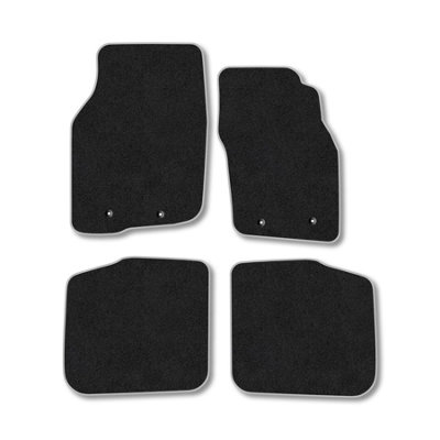 Car Mat Co Volvo S40 1996-2004 Car Mats Grey Trim Carpet Tailored Fit Easy Clean With Clips from B&Q