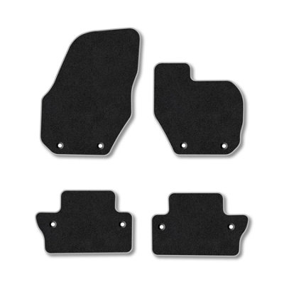 Car Mat Co Volvo S60 2010-2018 (Manual) Car Mats Grey Trim Carpet Tailored Fit Easy Clean from B&Q